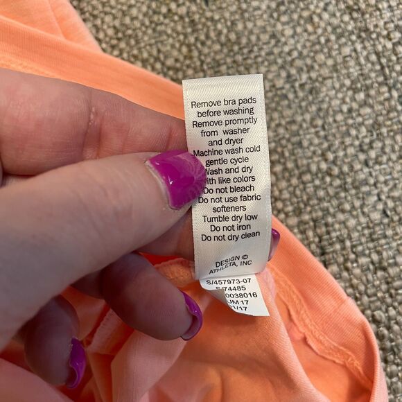 Athleta Swift Reach & Restore Tank Top, Energetic Peach SIZE M - Picture 4 of 12